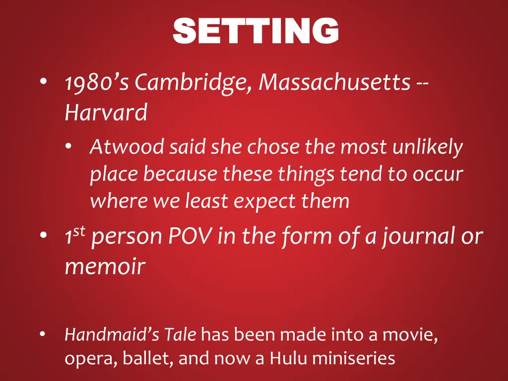setting setting