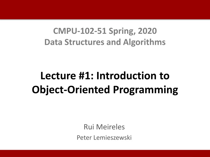 cmpu 102 51 spring 2020 data structures
