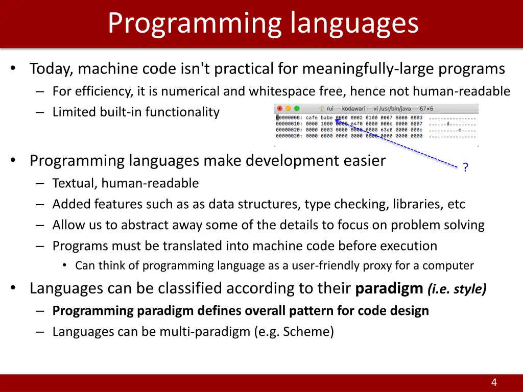 programming languages