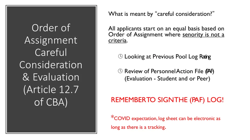 what is meant by careful consideration