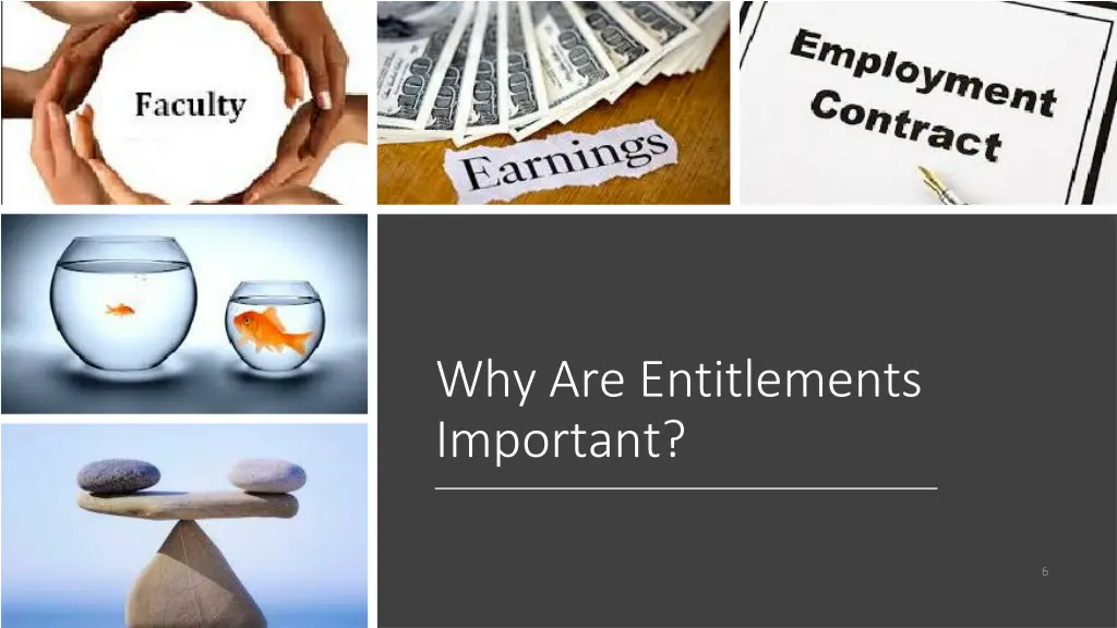 why are entitlements important