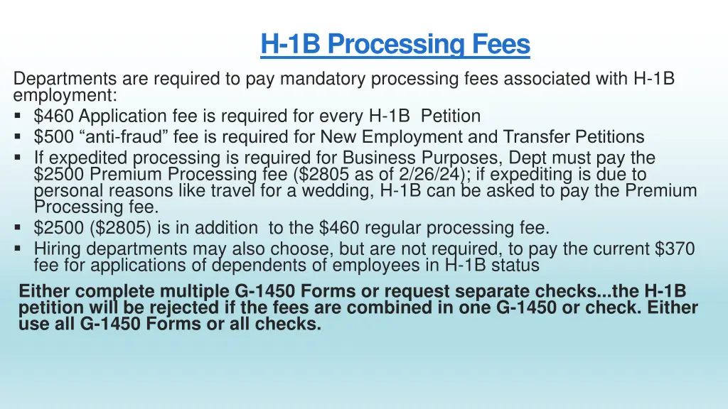 h 1b processing fees