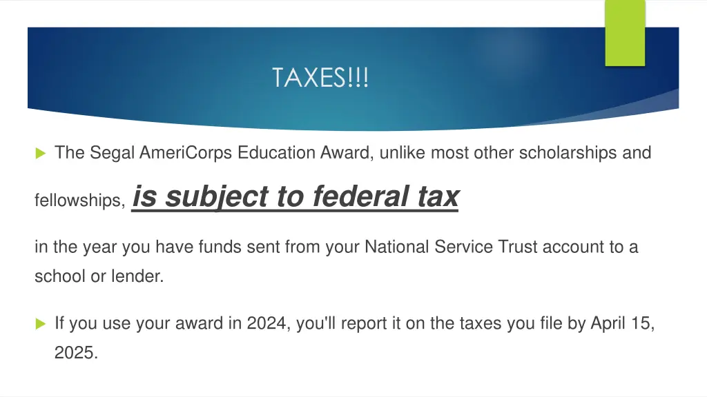 taxes