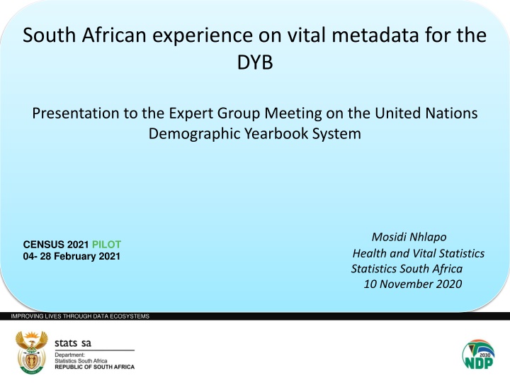 south african experience on vital metadata