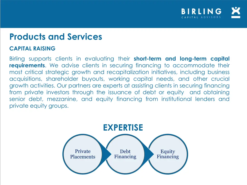 products and services 1