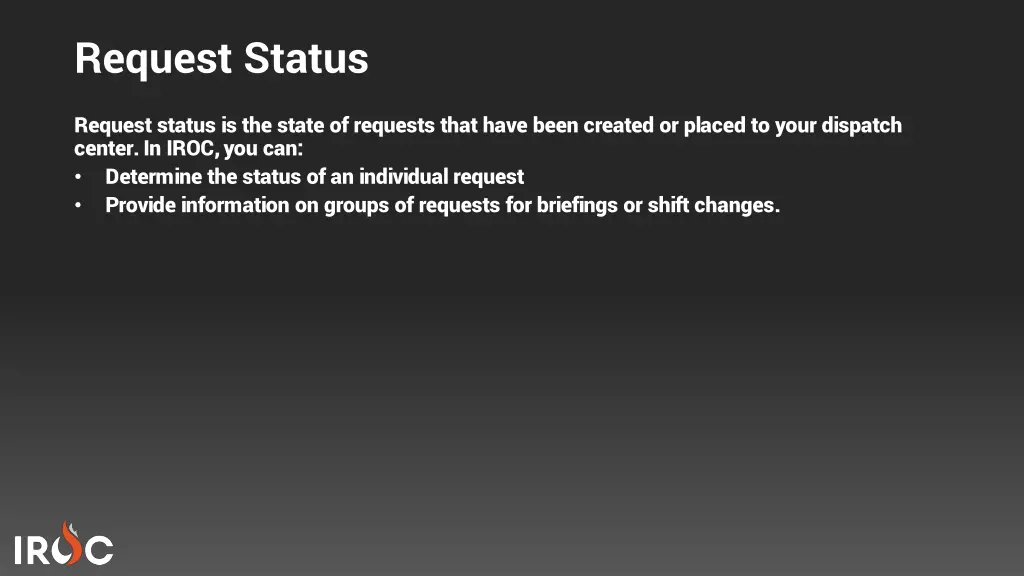 request status 1