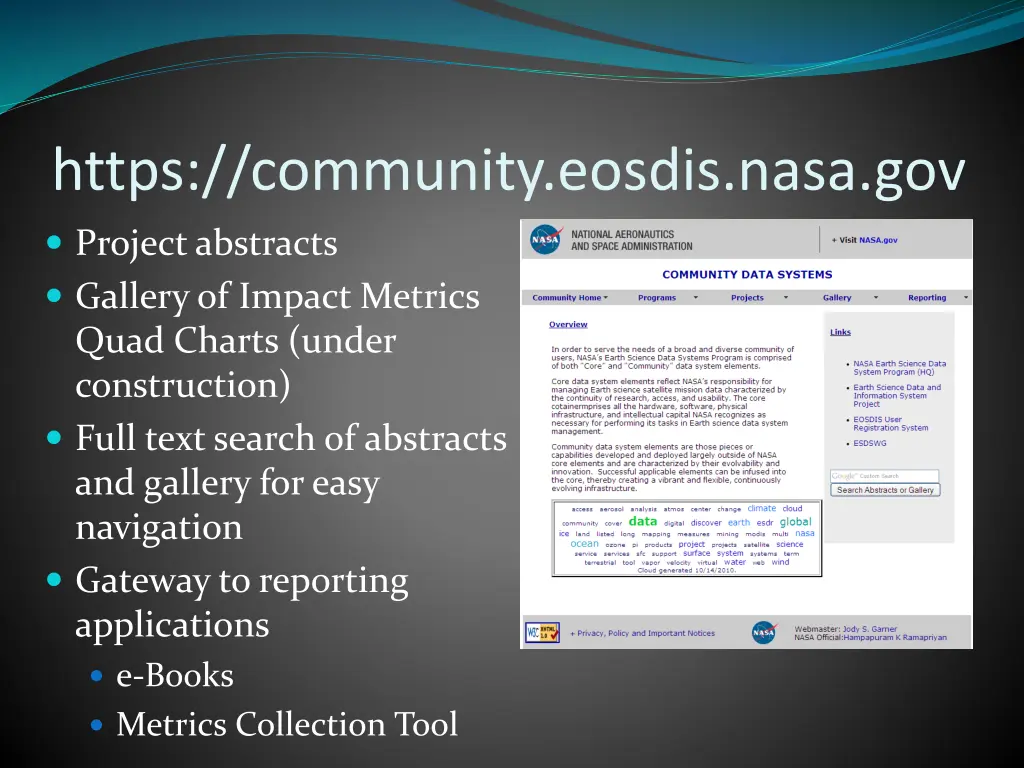 https community eosdis nasa gov