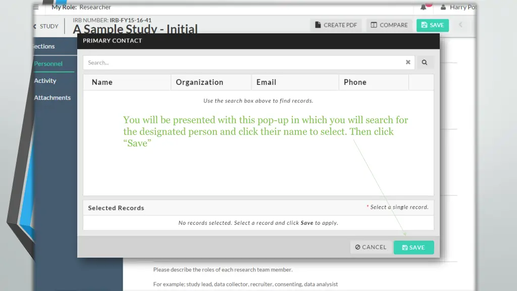 you will click find people to assign the pc