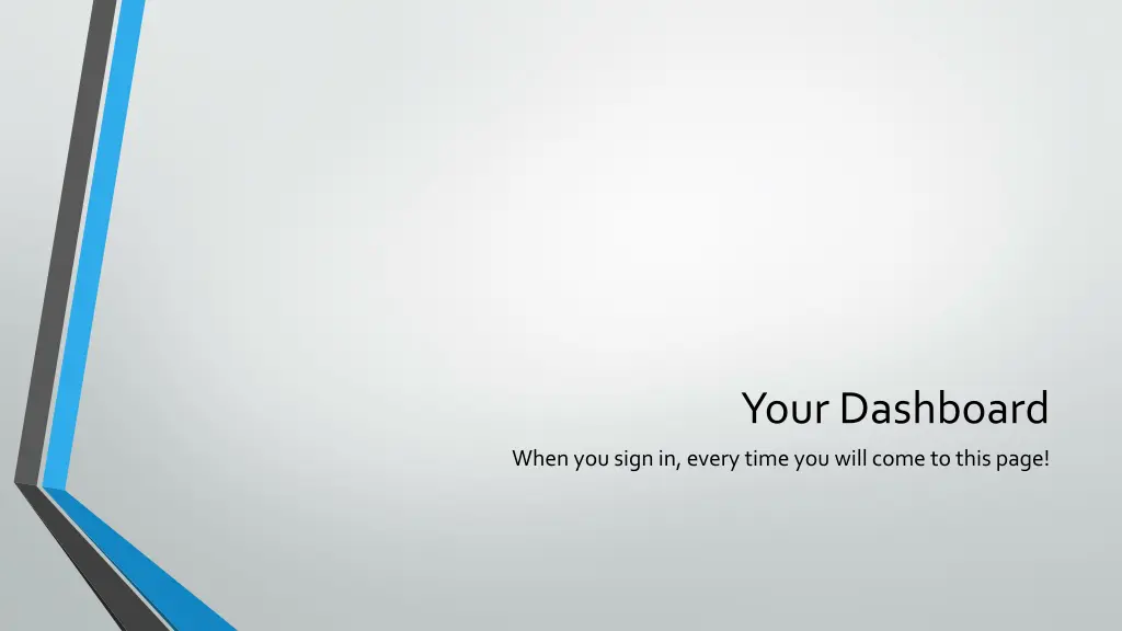 your dashboard