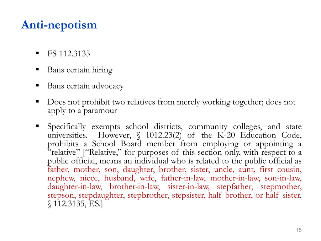 anti nepotism
