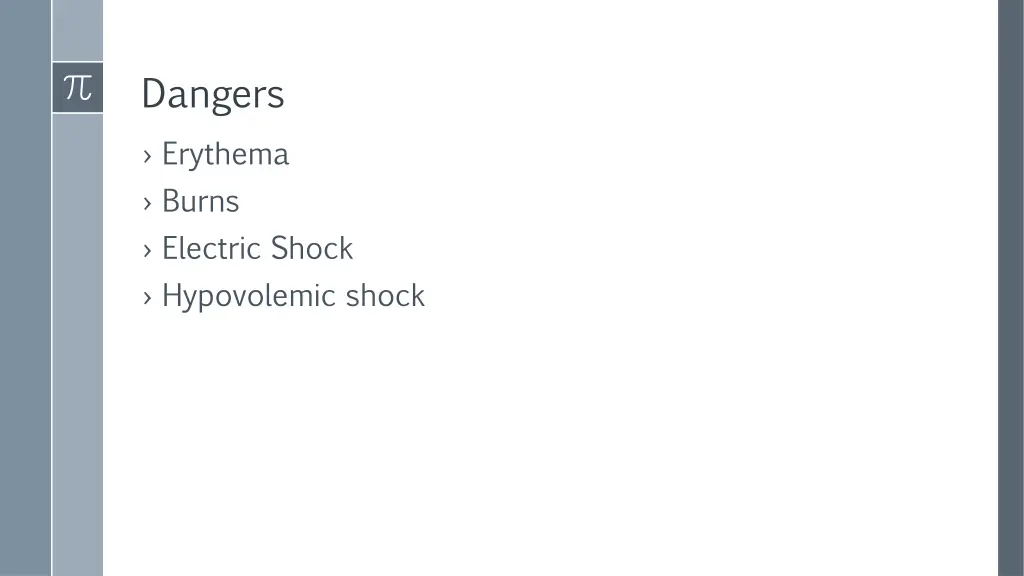 dangers