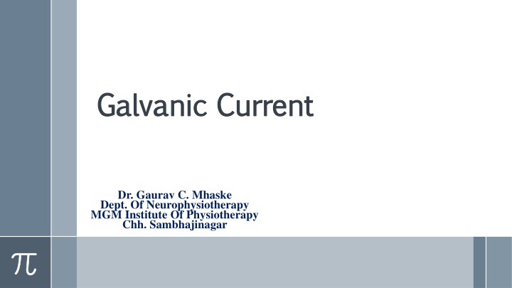galvanic current galvanic current