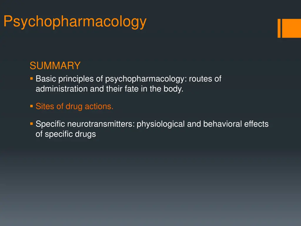 psychopharmacology 3