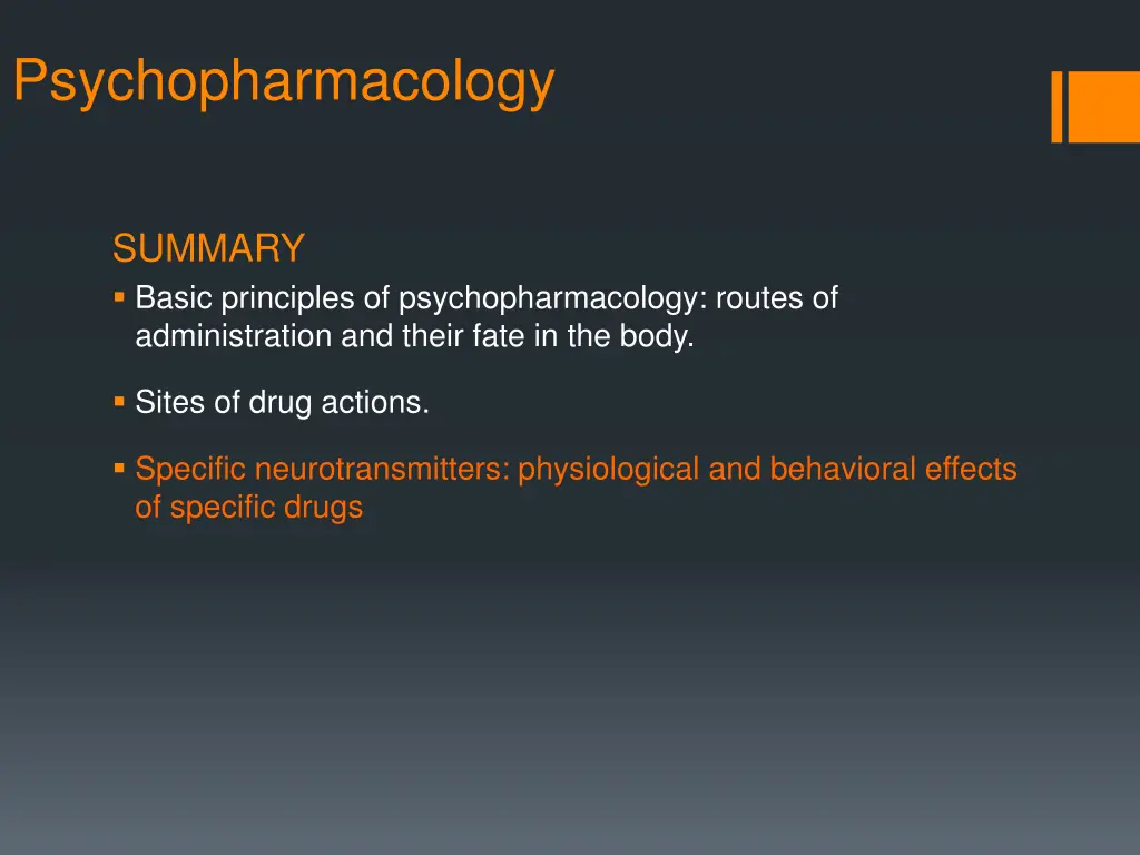 psychopharmacology 4