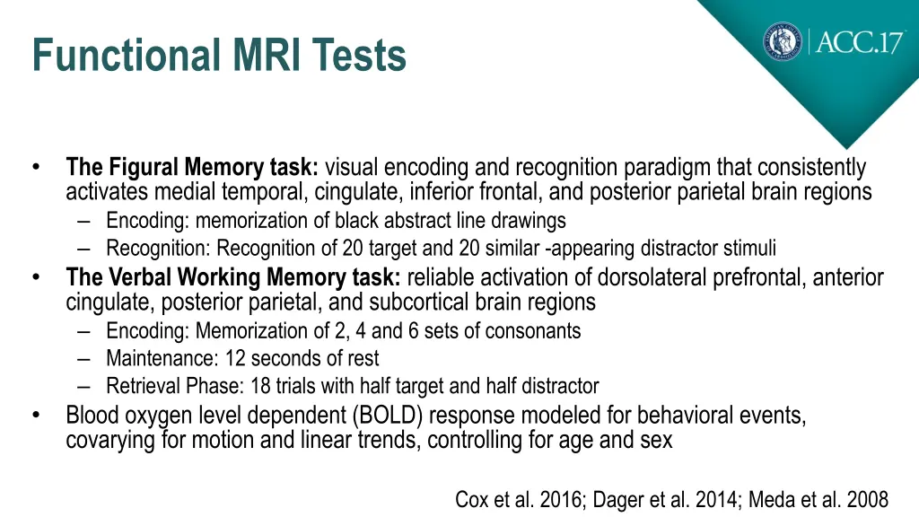functional mri tests