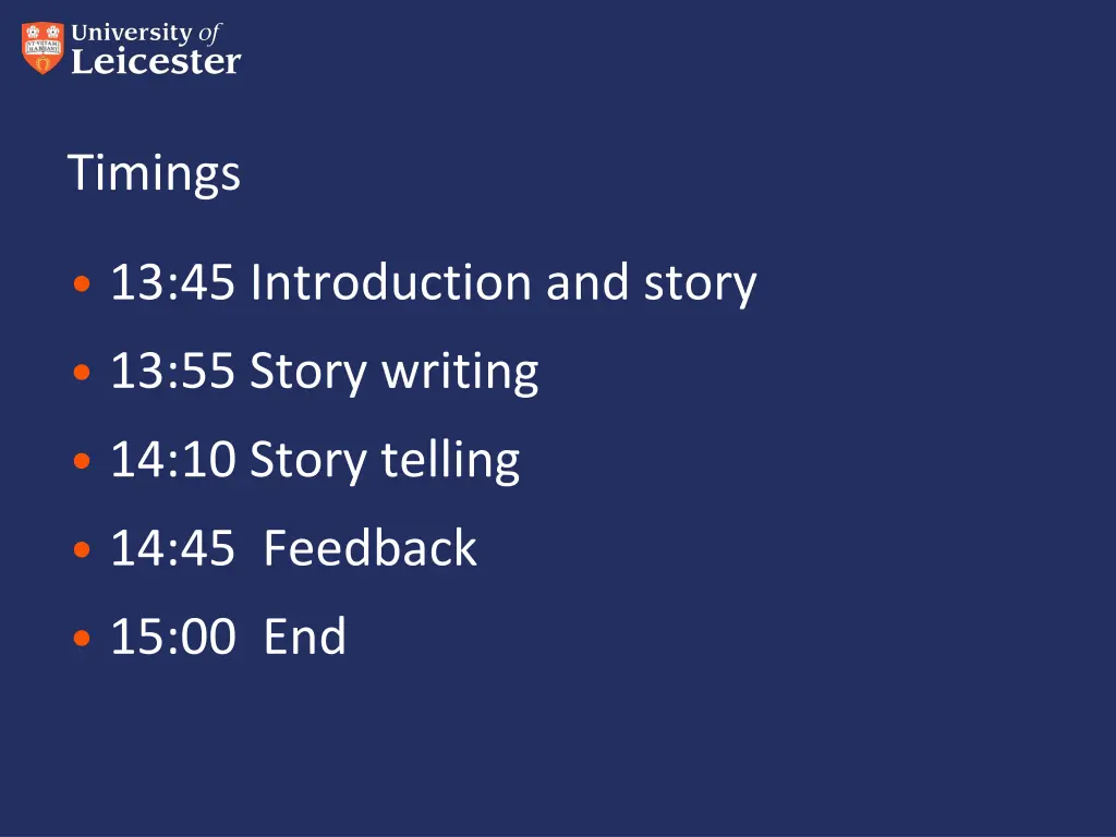 timings