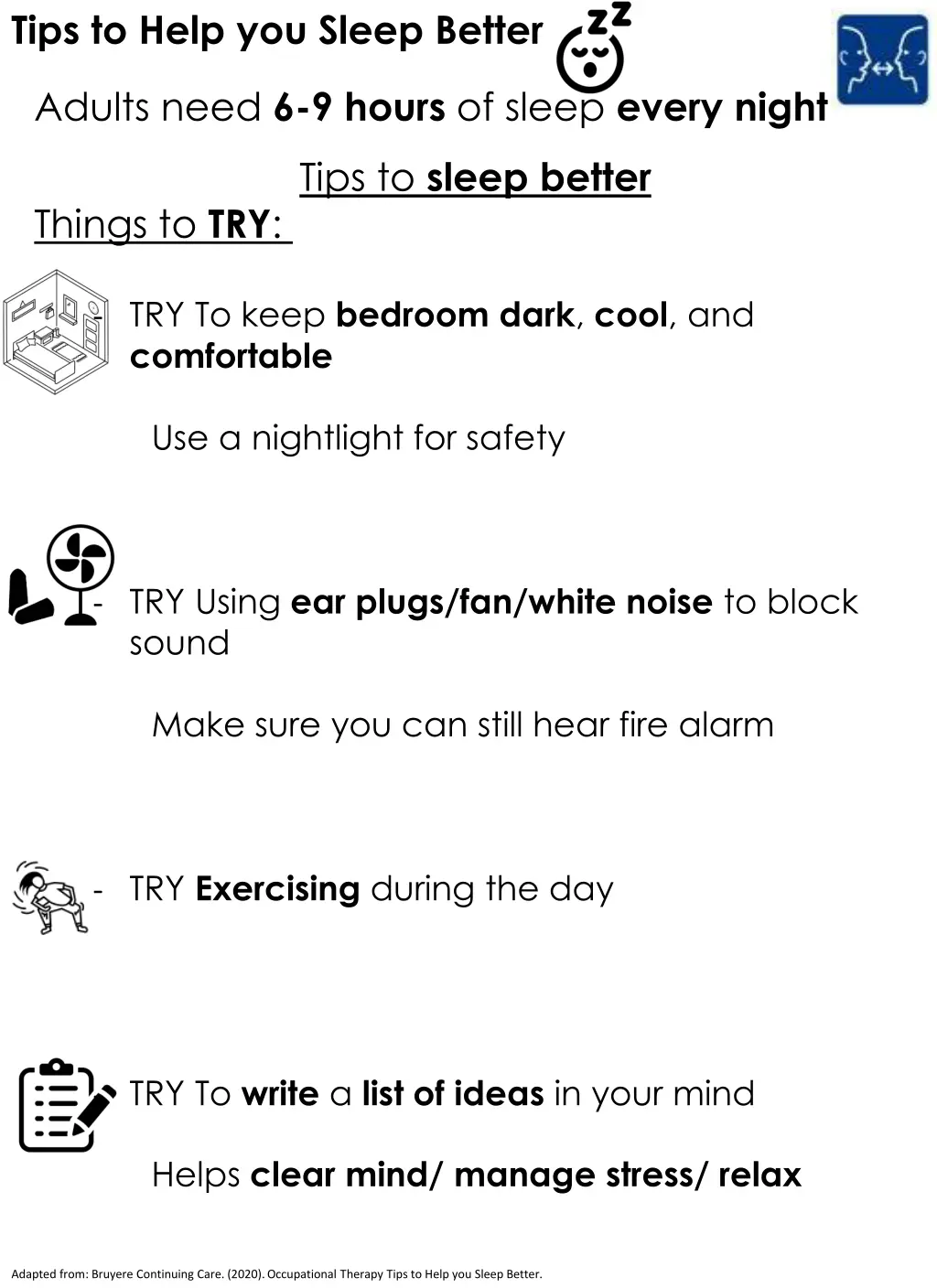 tips to help you sleep better