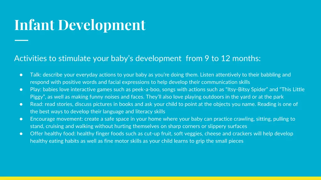 infant development 4