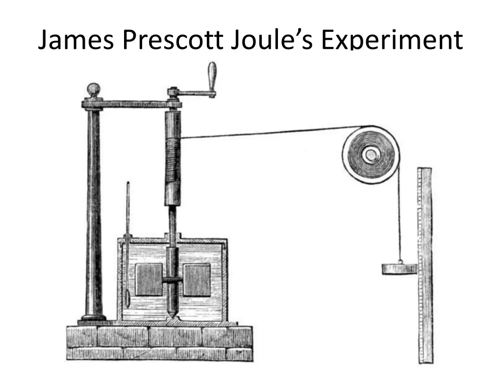 james prescott joule s experiment