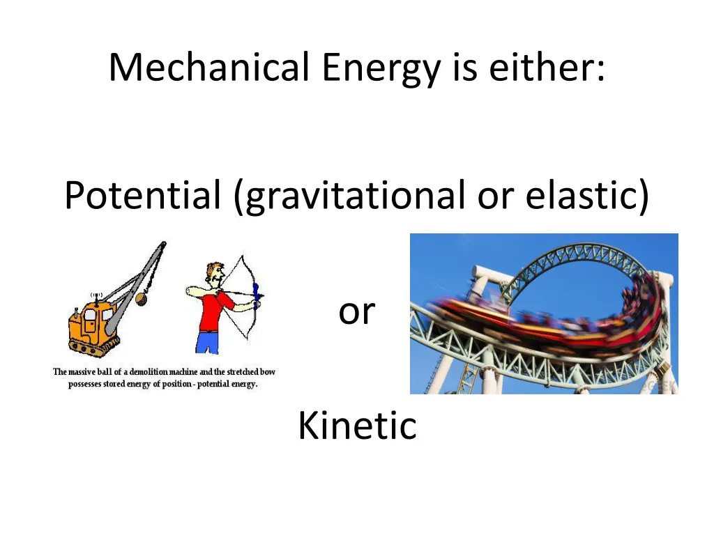 mechanical energy is either