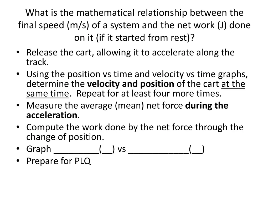 what is the mathematical relationship between