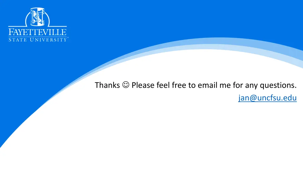 thanks please feel free to email