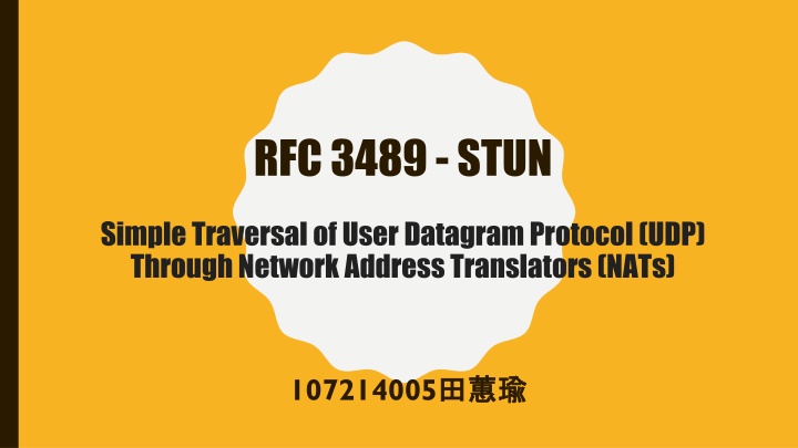 rfc 3489 stun
