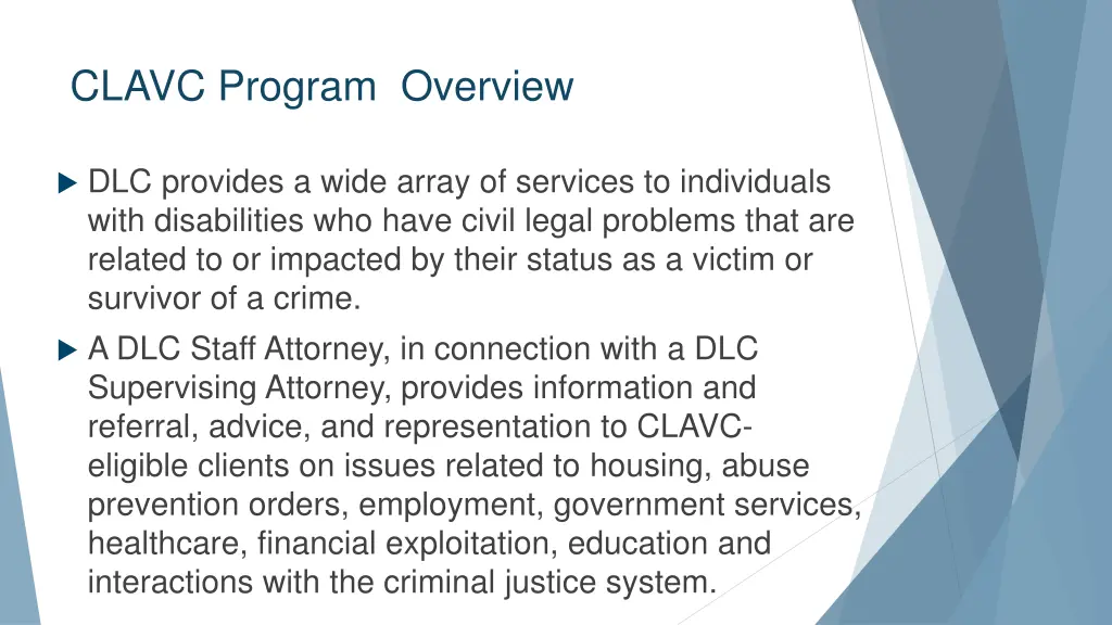clavc program overview