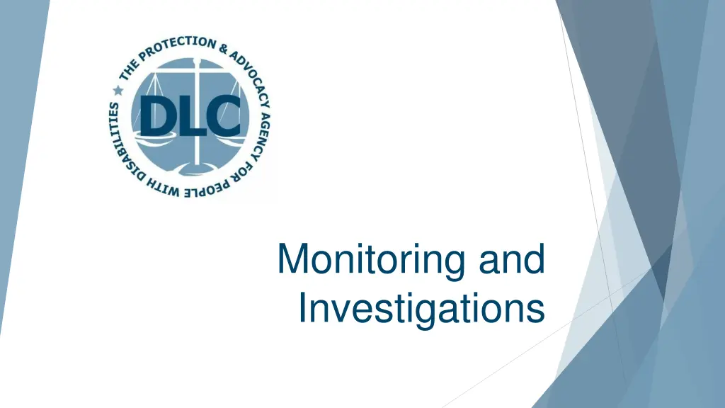 monitoring and investigations