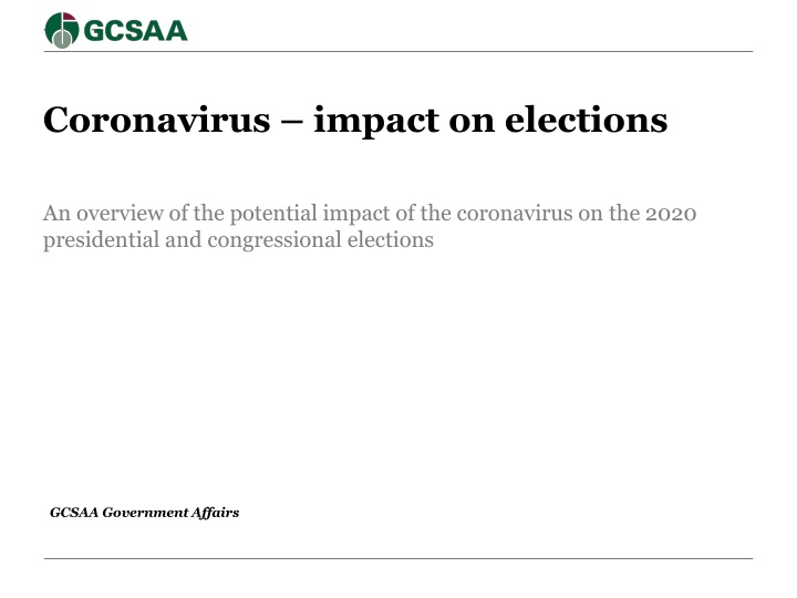 coronavirus impact on elections