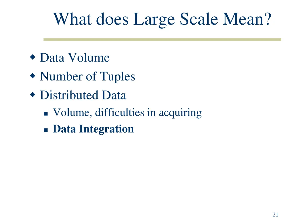what does large scale mean 2