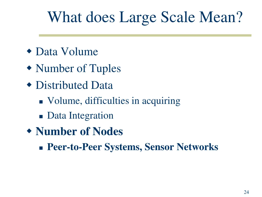 what does large scale mean 3