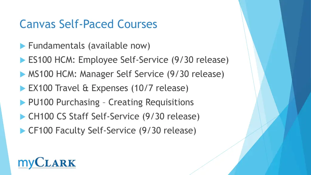 canvas self paced courses
