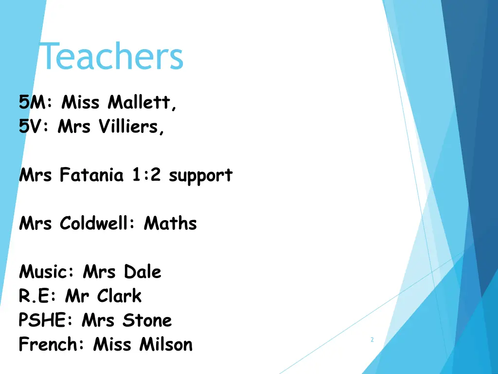 teachers
