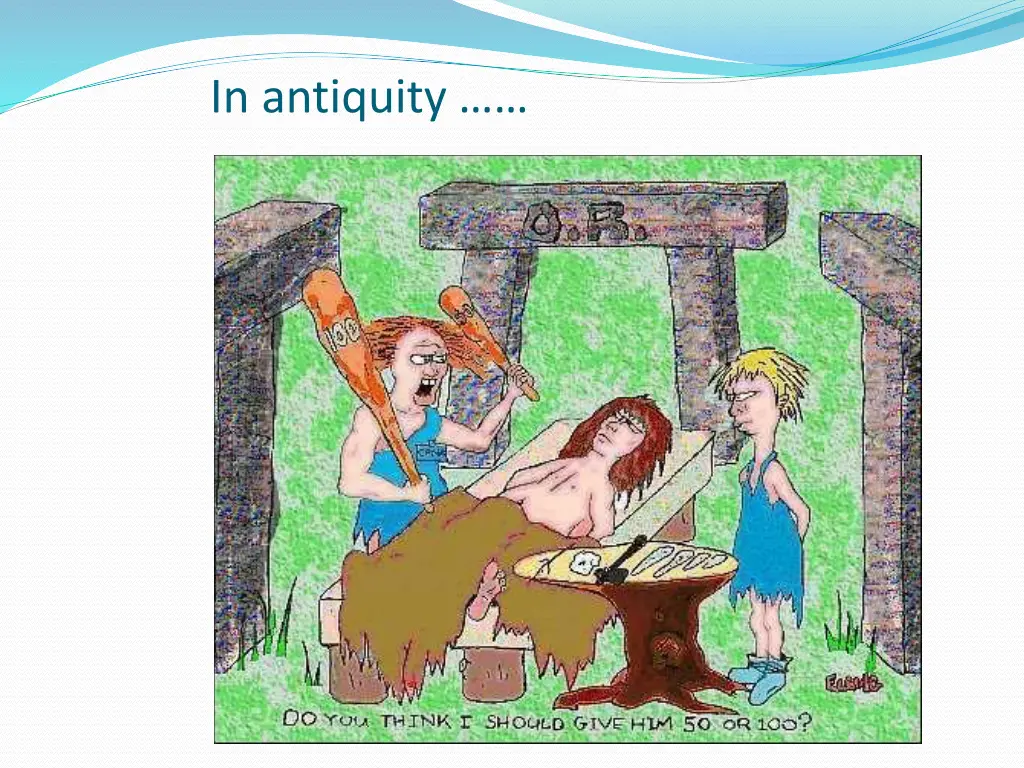 in antiquity