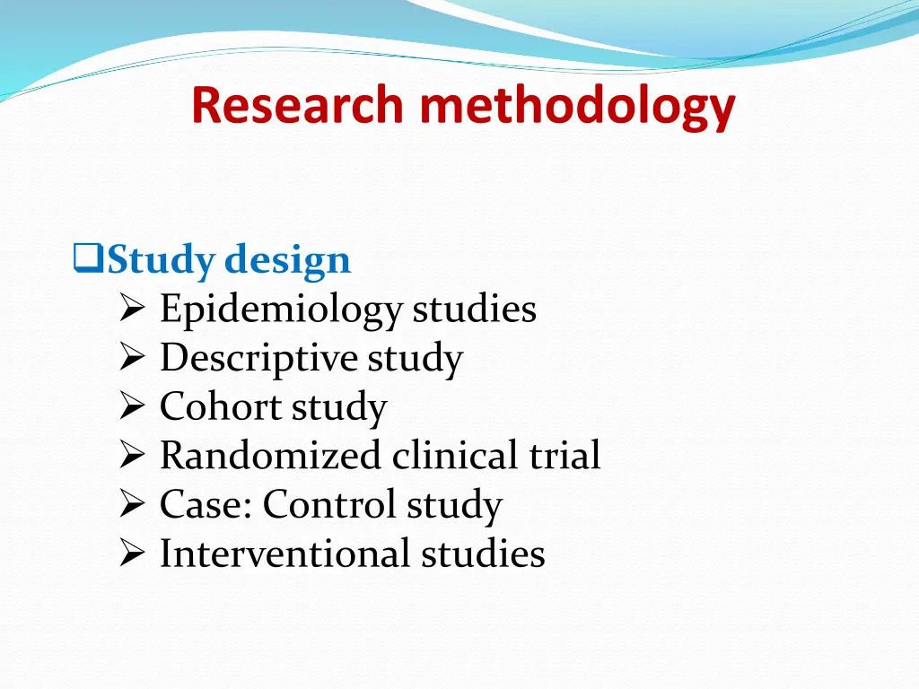 research methodology