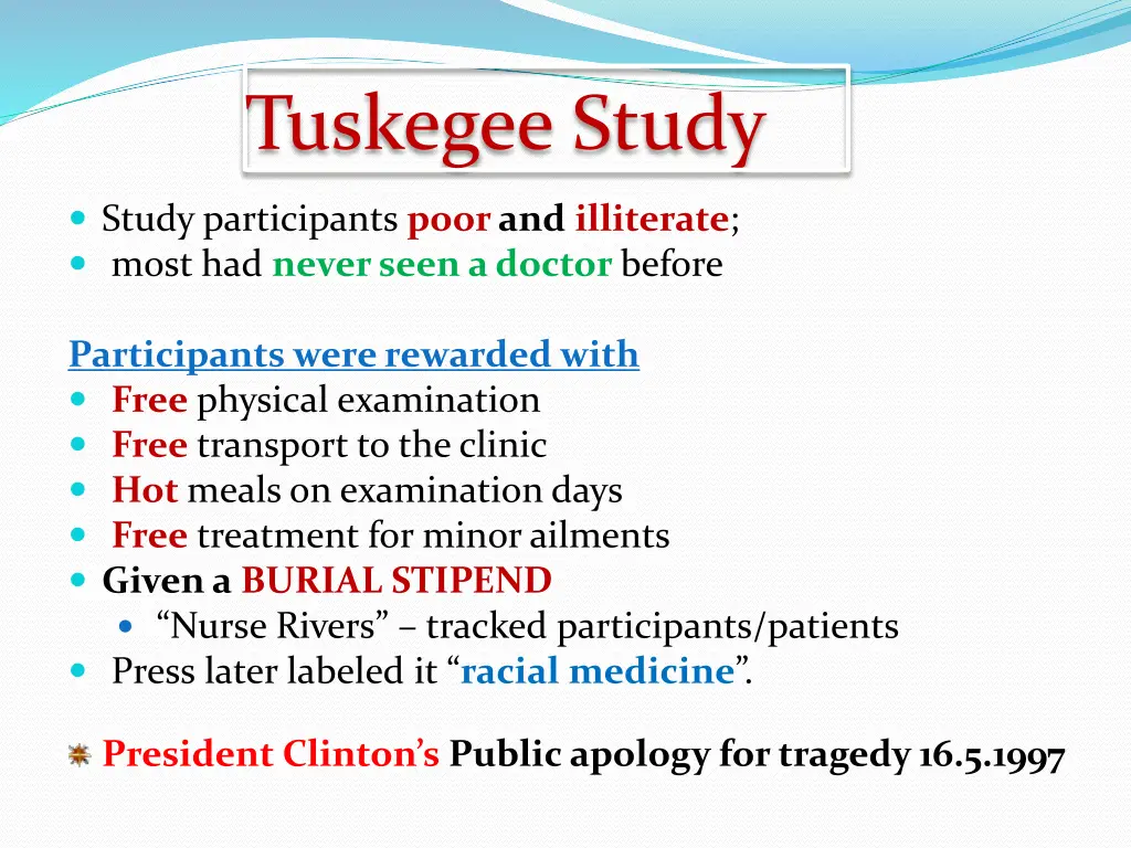 tuskegee study