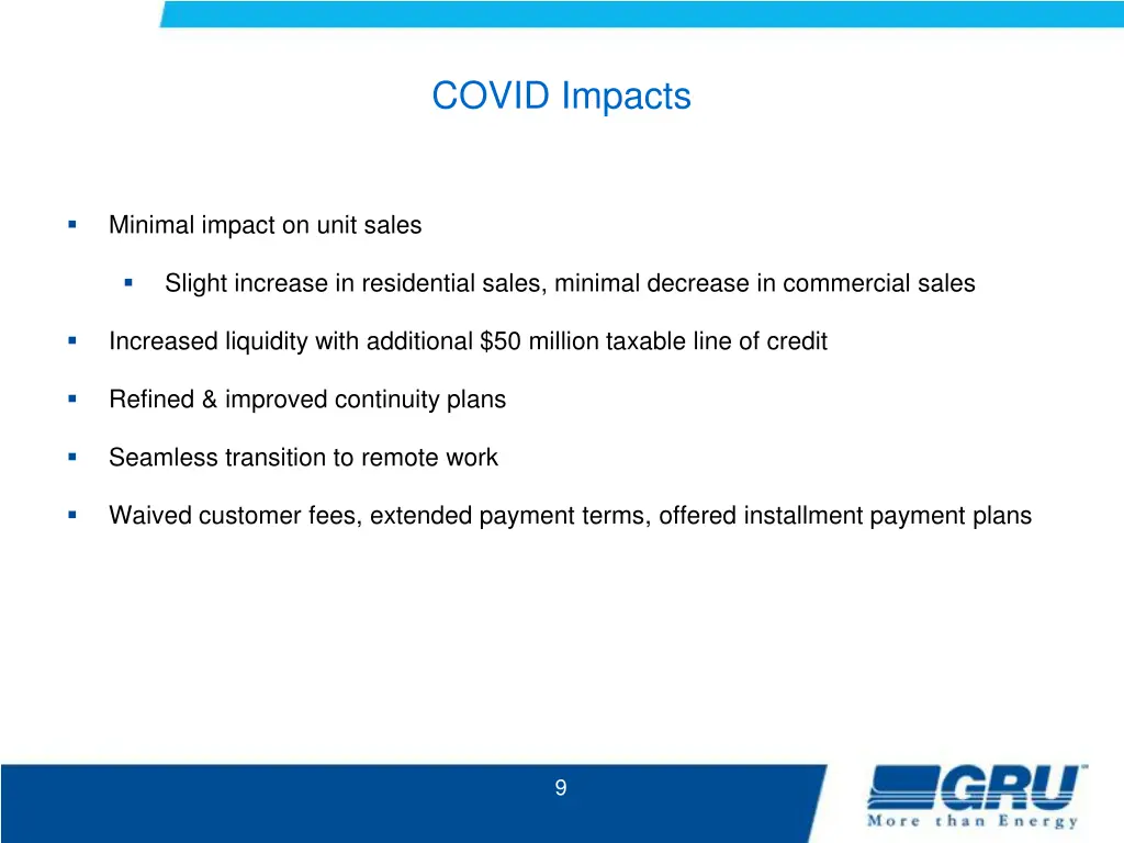 covid impacts