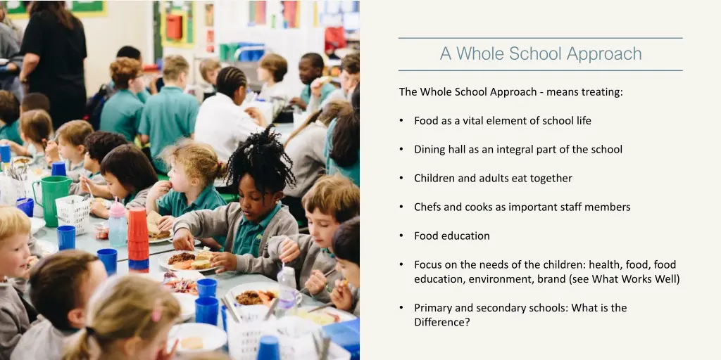 a whole school approach