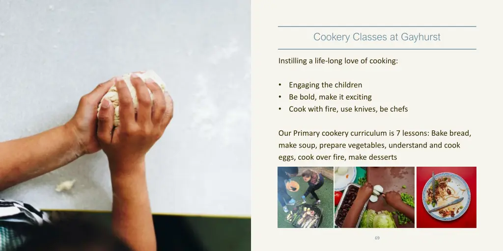 cookery classes at gayhurst
