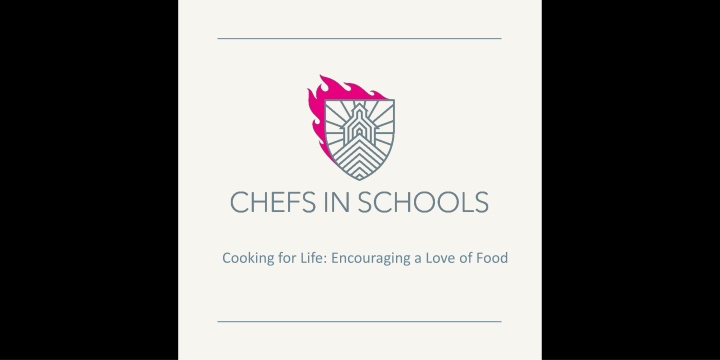 cooking for life encouraging a love of food