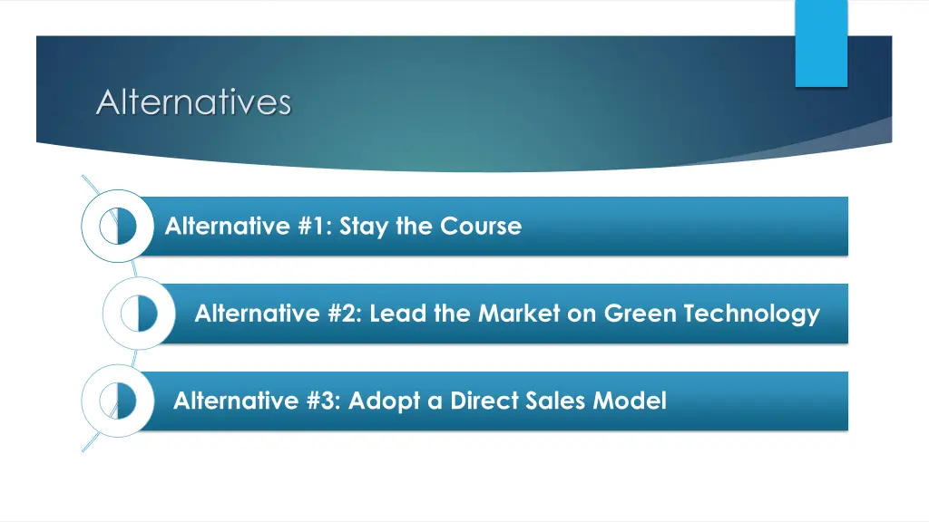 alternatives