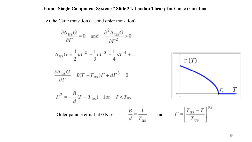 from single component systems slide 34 landau