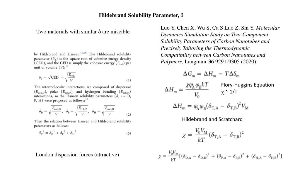 hildebrand solubility parameter 2