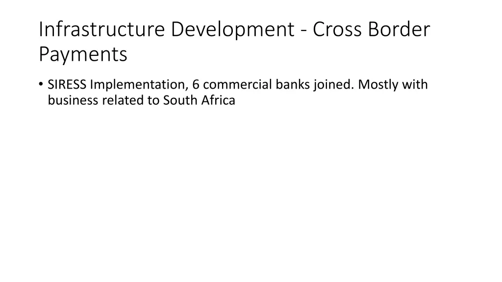 infrastructure development cross border payments 1