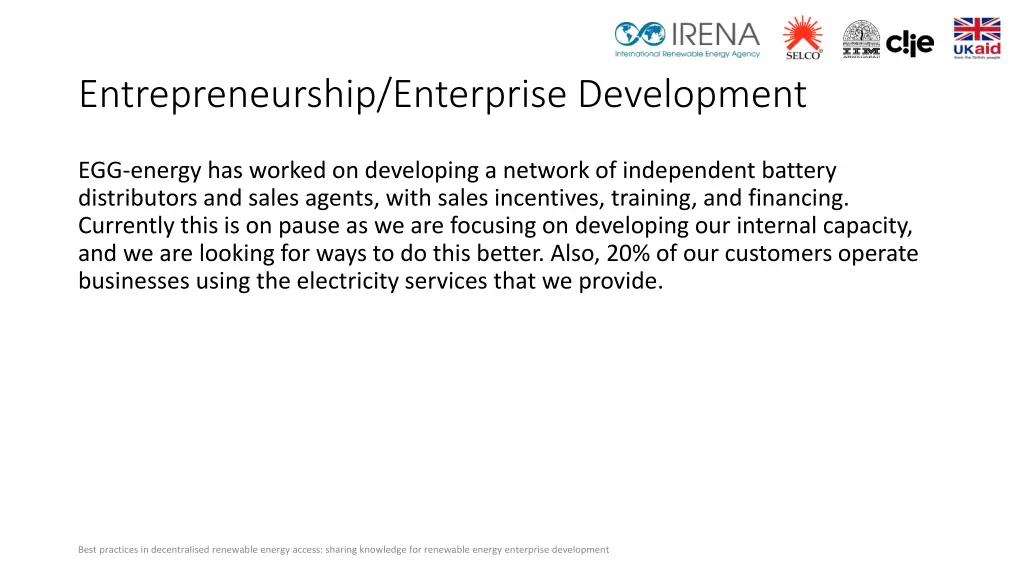 entrepreneurship enterprise development