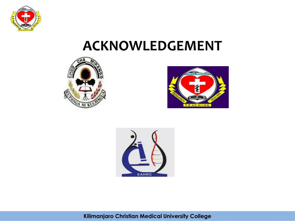 acknowledgement