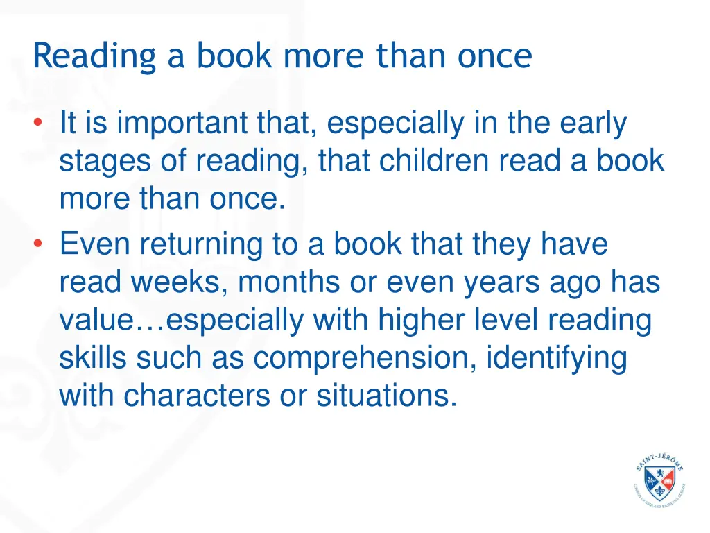 reading a book more than once
