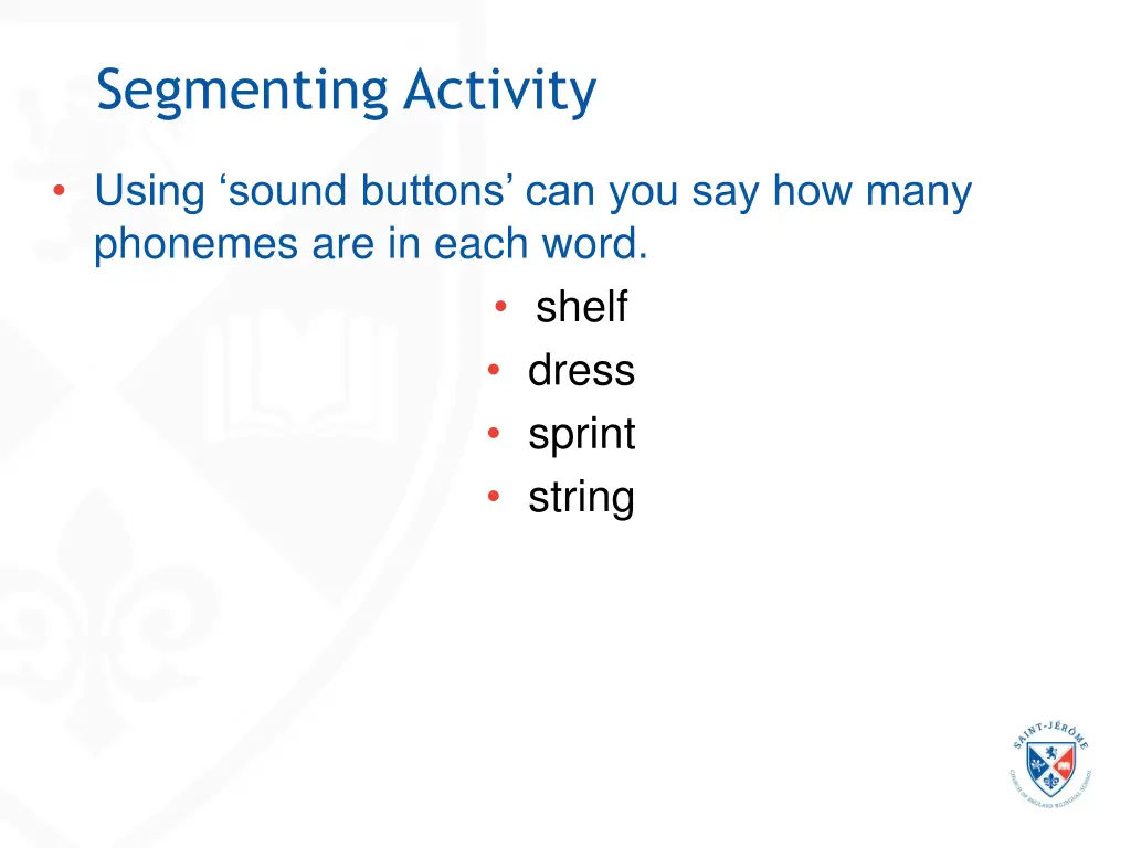 segmenting activity