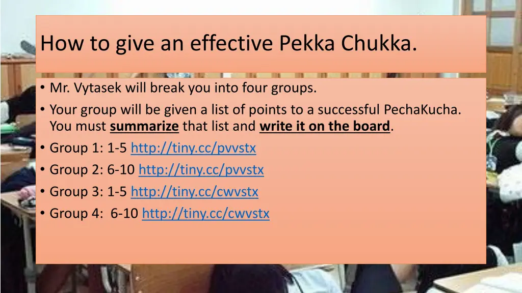 how to give an effective pekka chukka